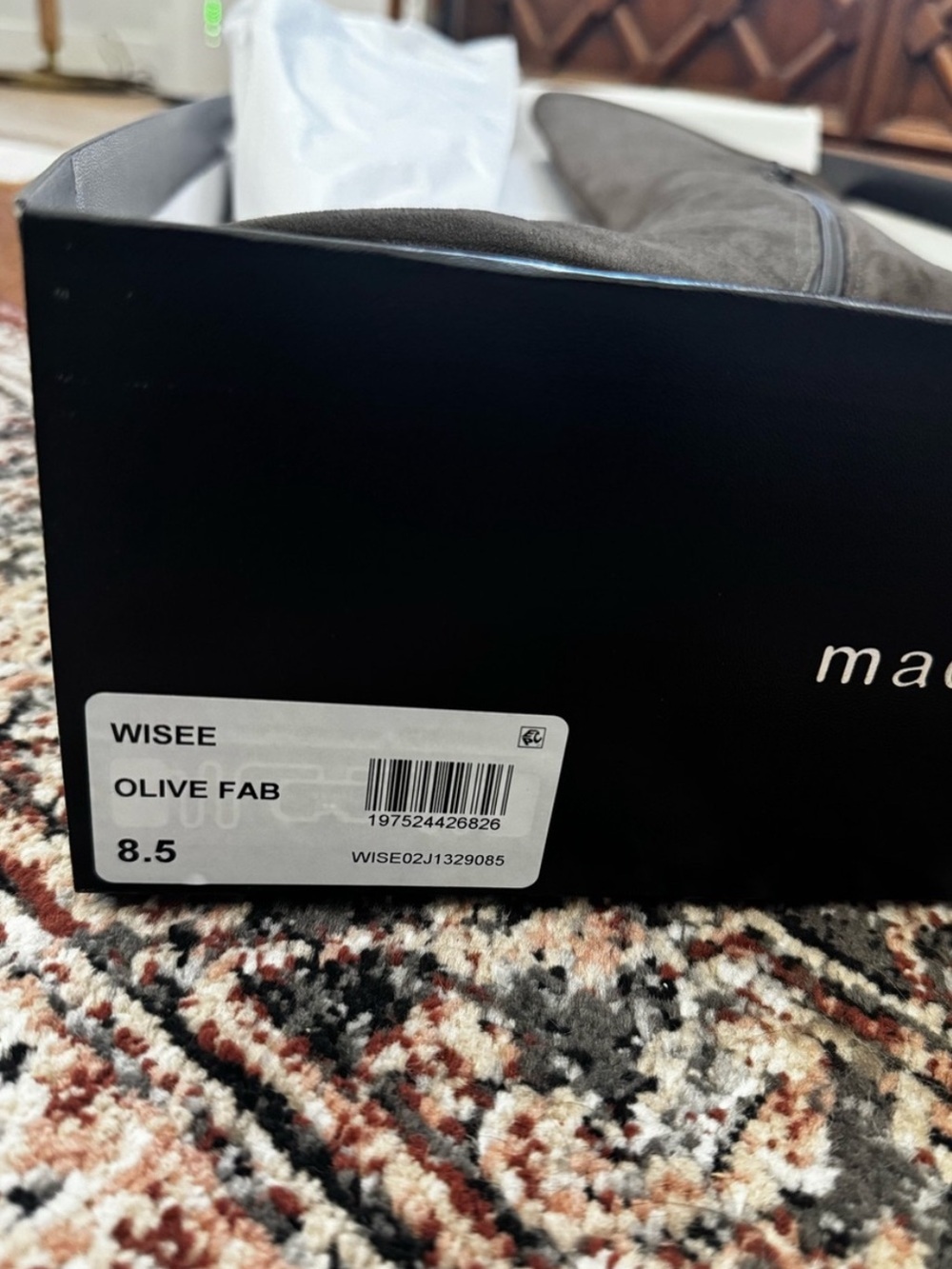 NIB Madden Girl Tall Knee High Suede Boots in Olive Fab Size 8.5 - Picture 4 of 6
